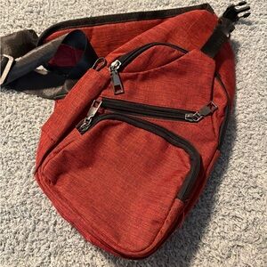 Red Sling Bag